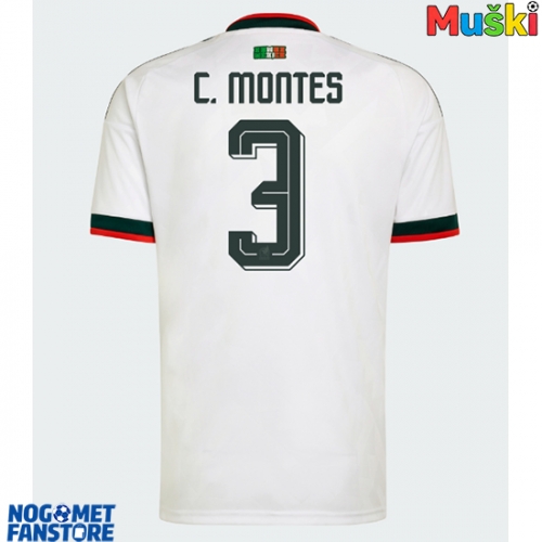 Meksiko Cesar Montes #3 Gostujuci Dres SP 2026 Kratak Rukav
